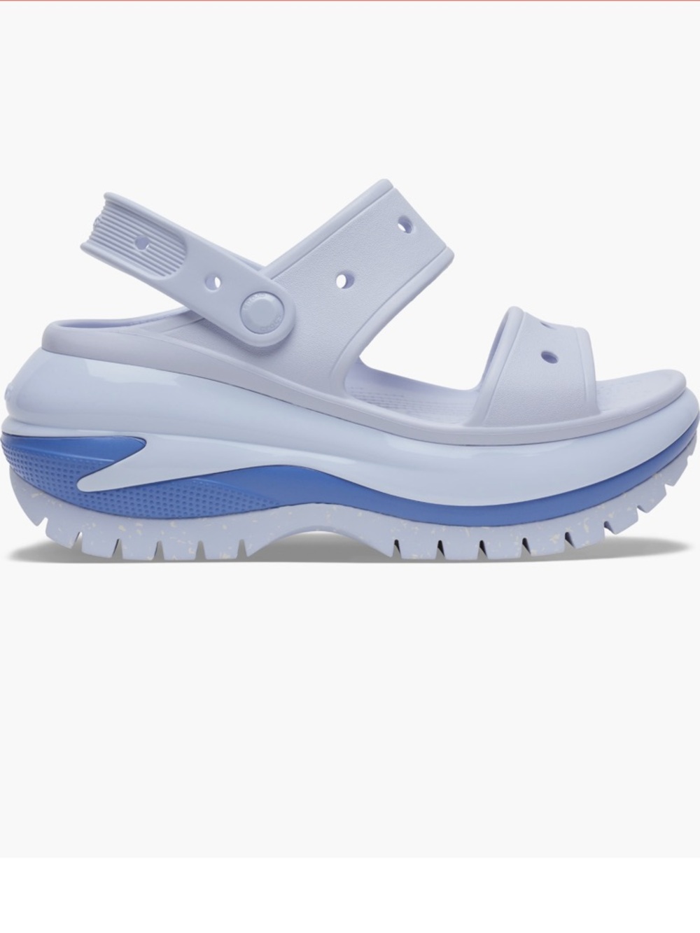 CROCS classic mega crush water resistant platform sandals
